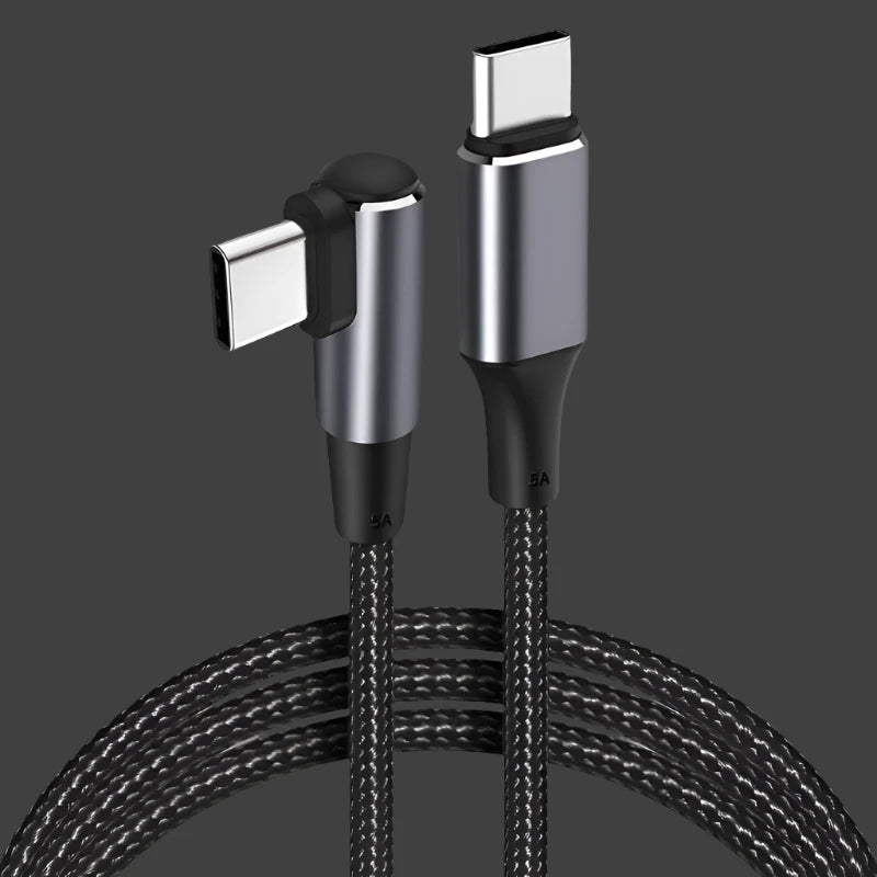 90° Type-C Fast Charging Cable