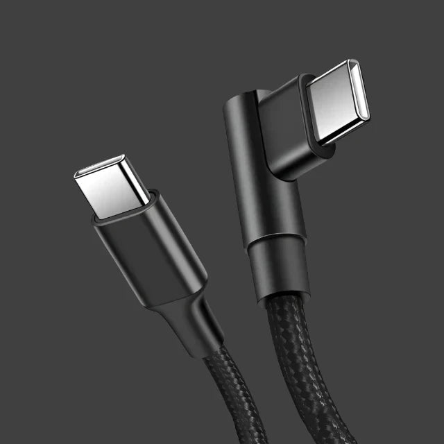 90° Type-C Fast Charging Cable