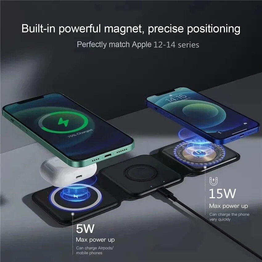 3-in-1 Magnetic Charger Pad